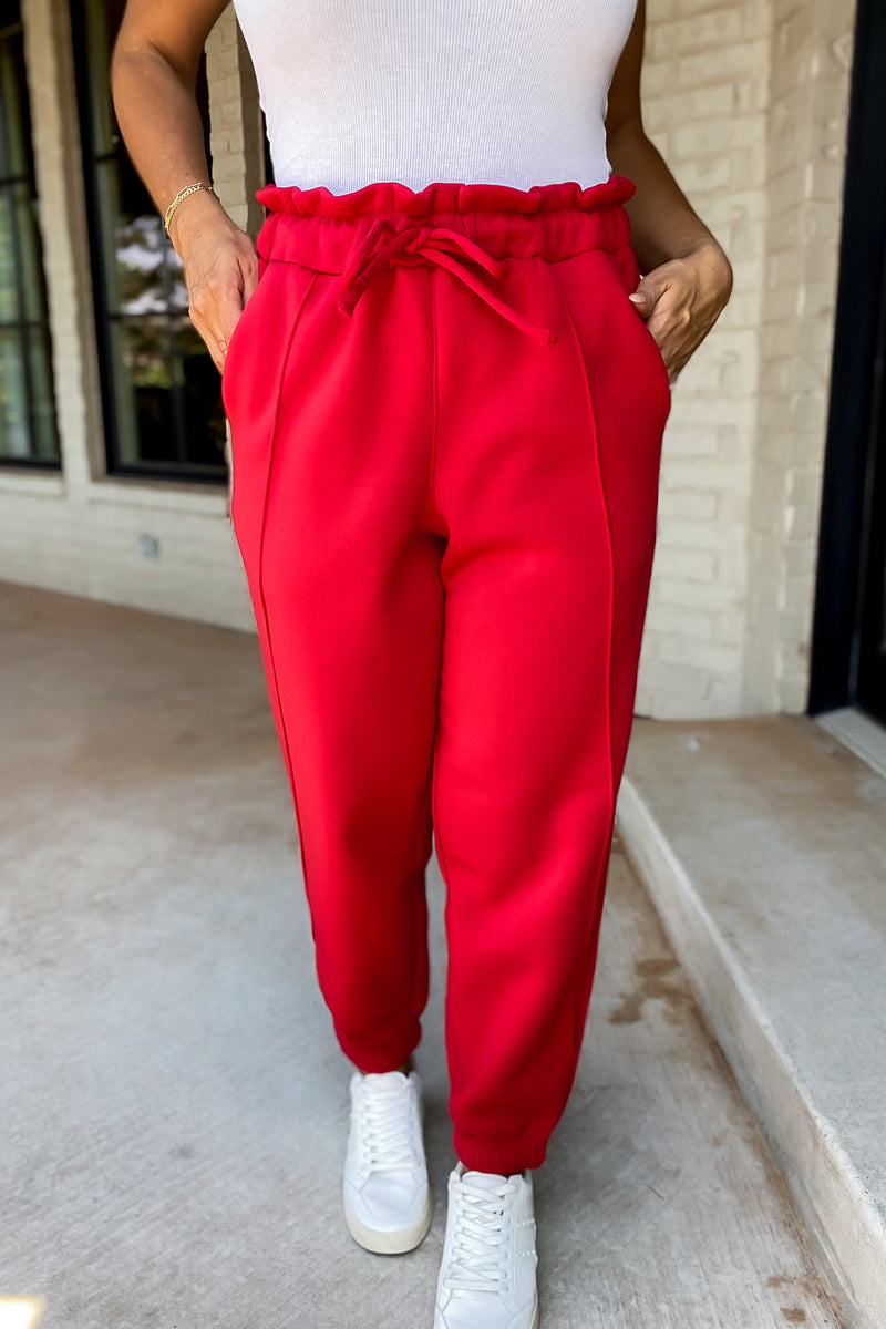 Making It Look Easy Ruby Paperbag Joggers Sweats