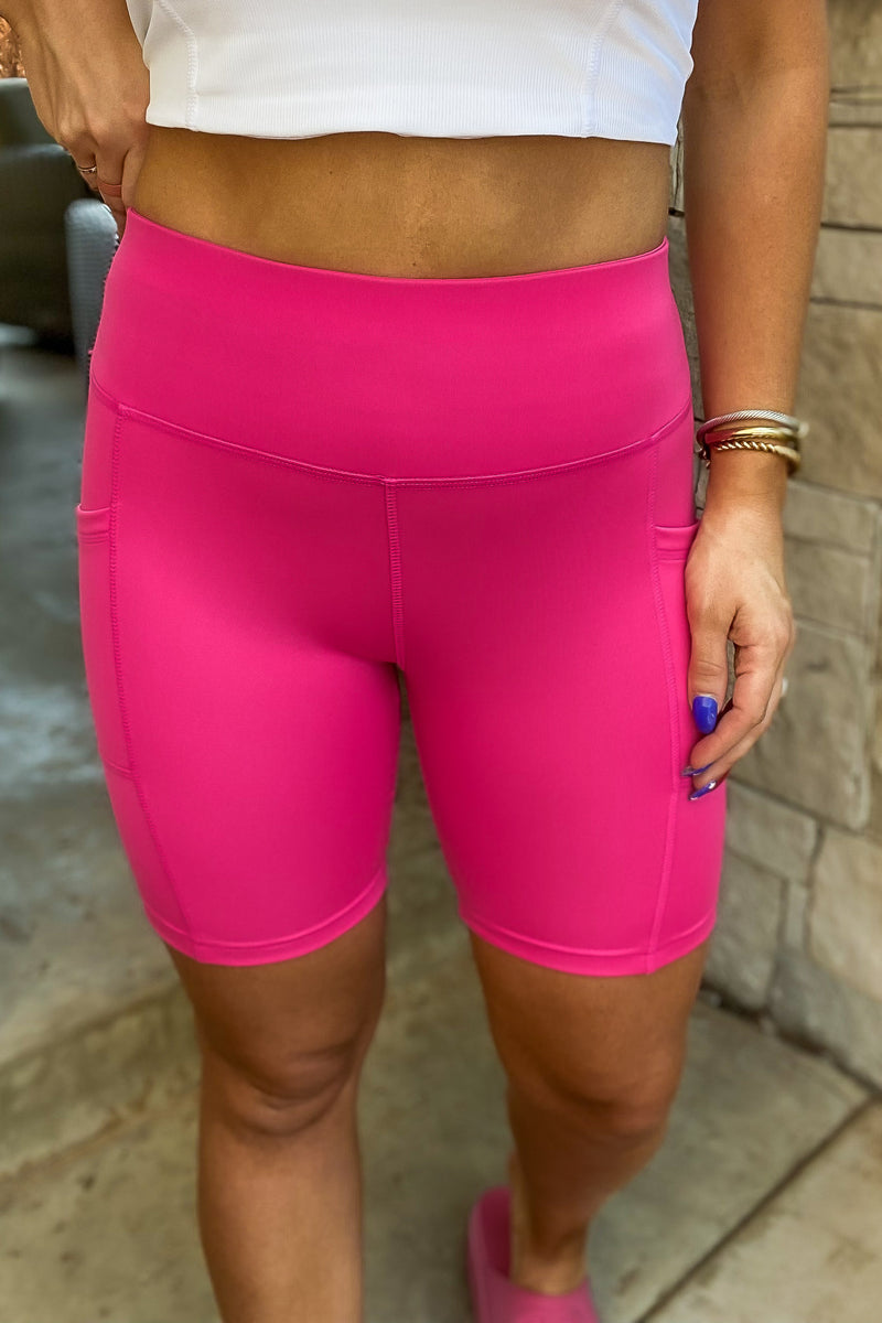 Reckless Love Pink Bike Shorts