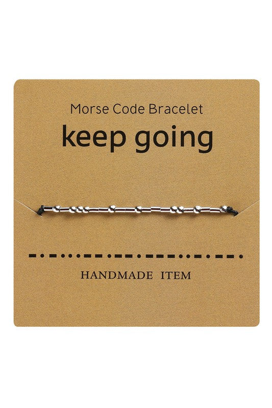 Morse Code Message Bracelets