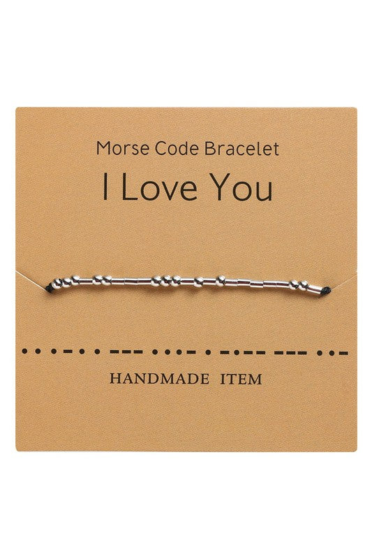 Morse Code Message Bracelets