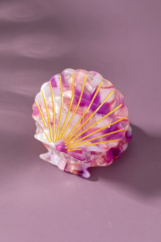 Shell Hair Claw Clip
