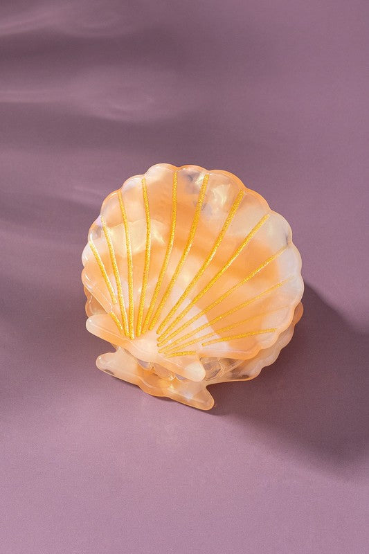 Shell Hair Claw Clip