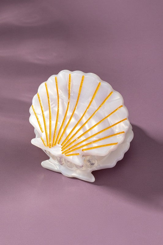 Shell Hair Claw Clip