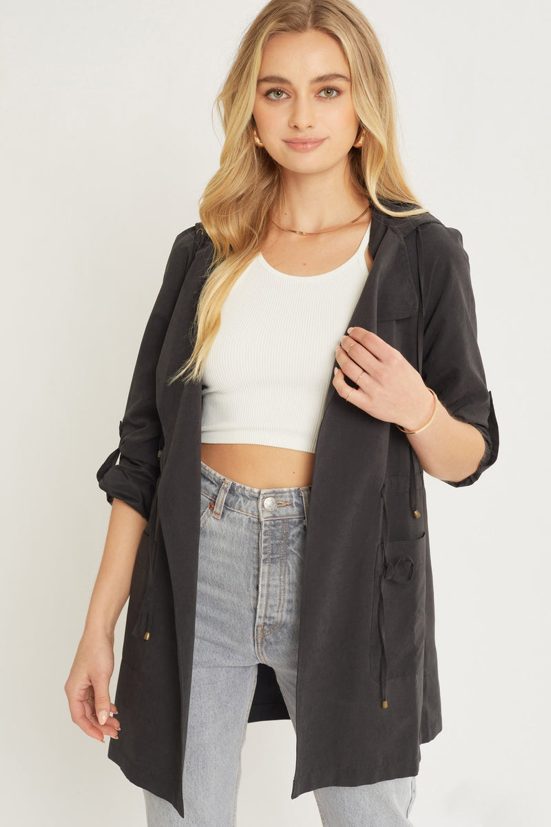 Faithful Friend Black Lightweight Jacket