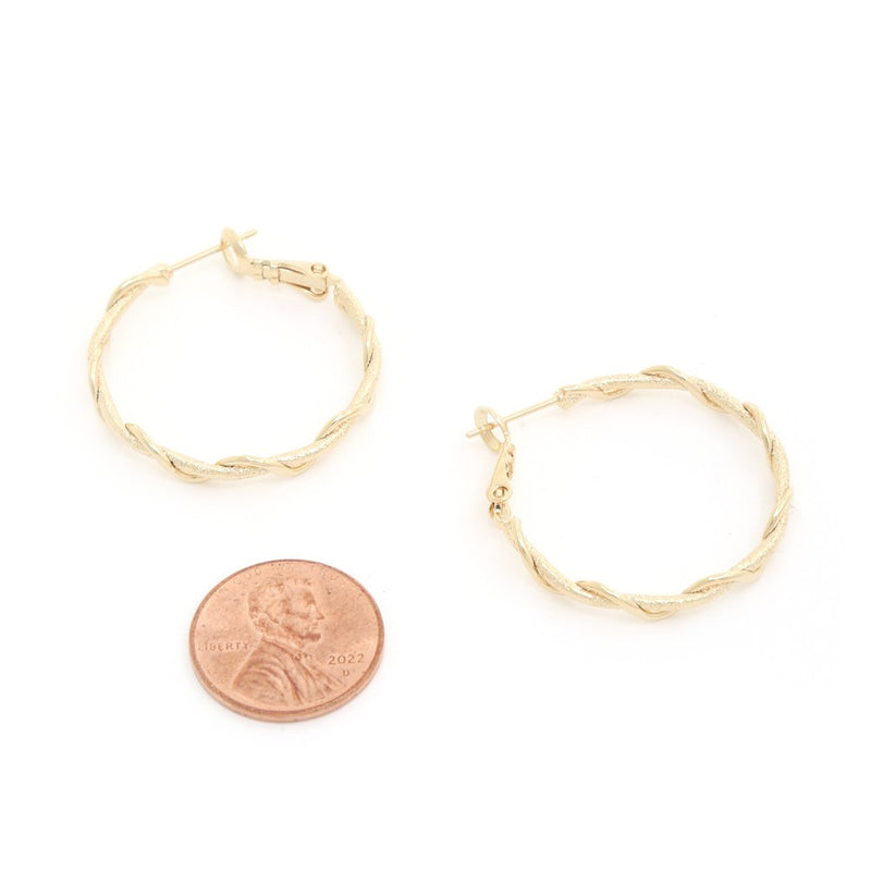 Some Like It Hot Medium Gold Hoops