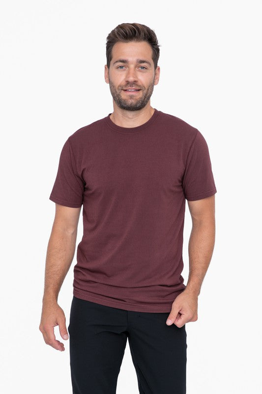 John-Alden Collection Mono B Men's Pima Cotton Blend Short Sleeve Tee