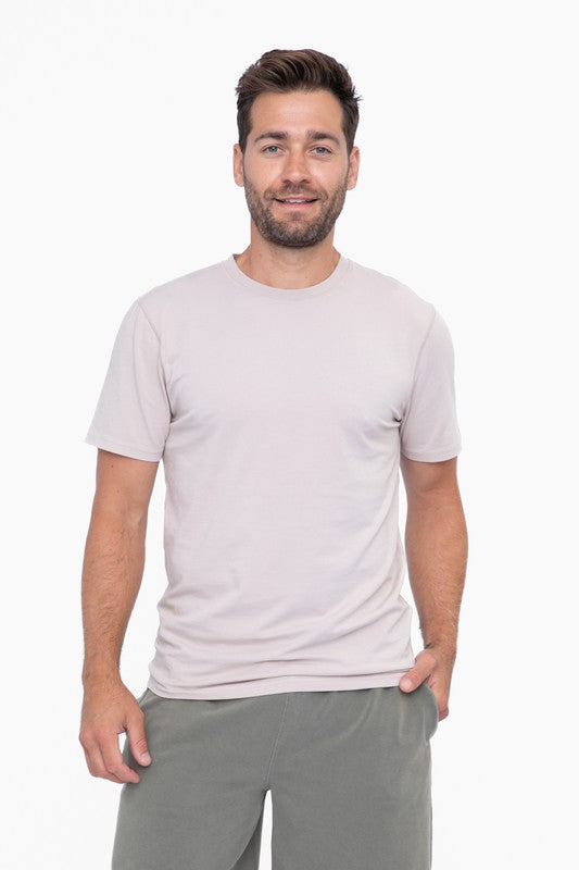 John-Alden Collection Mono B Men's Pima Cotton Blend Short Sleeve Tee