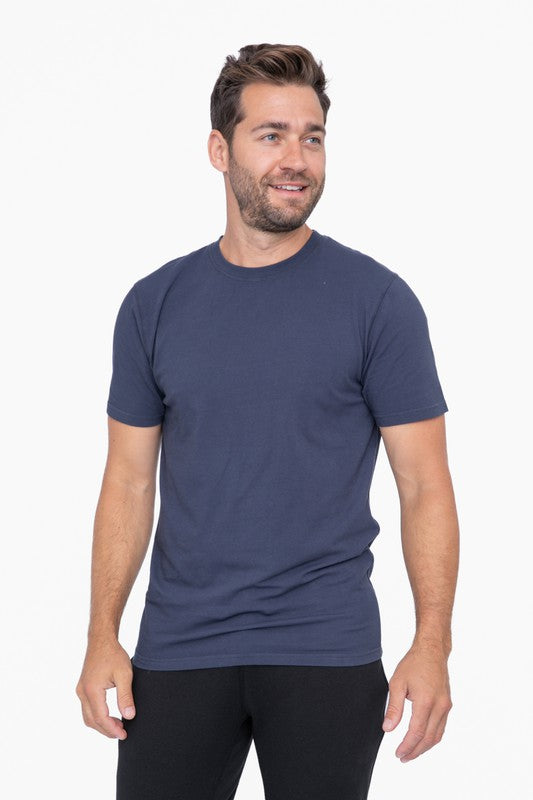 John-Alden Collection Mono B Men's Pima Cotton Blend Short Sleeve Tee