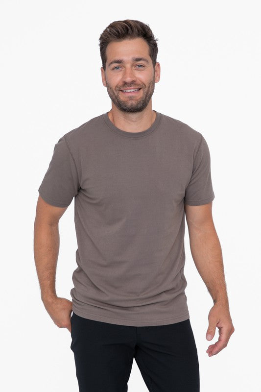 John-Alden Collection Mono B Men's Pima Cotton Blend Short Sleeve Tee