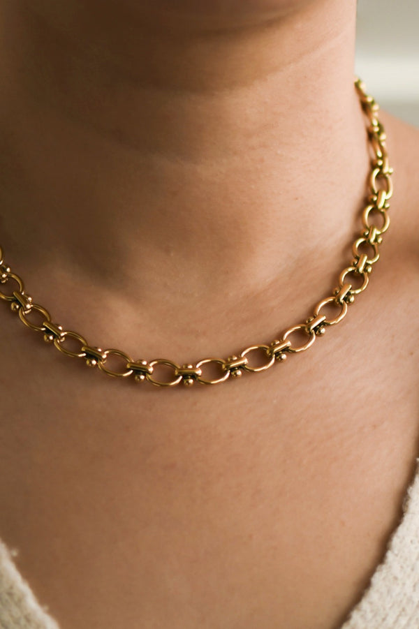 18K Non-Tarnish Stainless Steel Chain Necklace