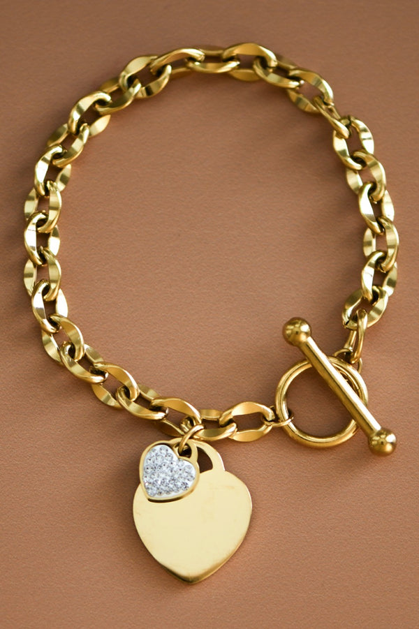 18K Non-Tarnish Stainless Steel Chain Bracelet