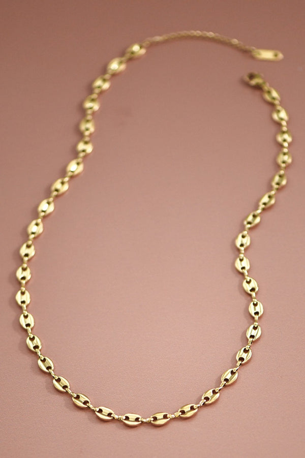 18K Non-Tarnish Stainless Steel Chain Necklace