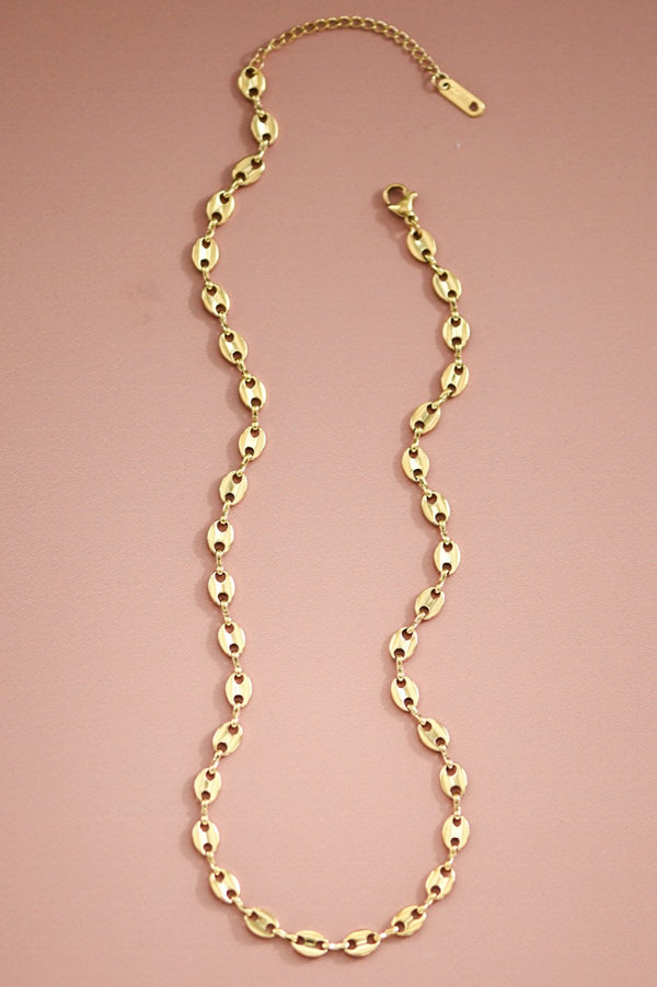 18K Non-Tarnish Stainless Steel Chain Necklace