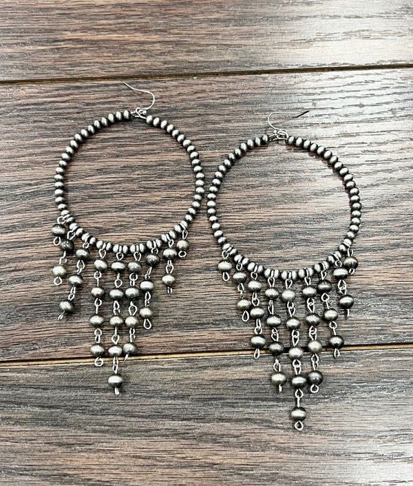 Handmade Navajo Bead Earrings