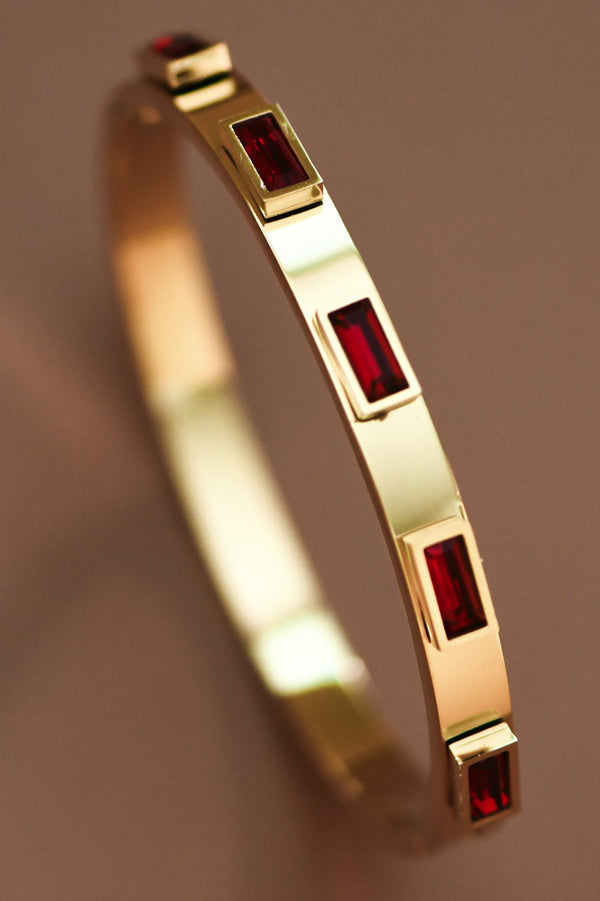 18K Waterproof Non-Tarnish Stainless Steel Bangle