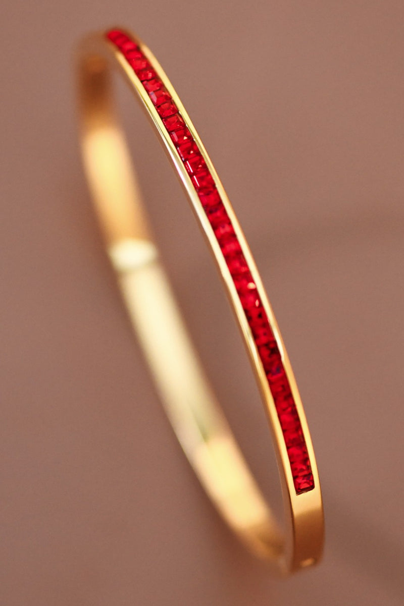 18K Waterproof Non-Tarnish Stainless Steel Bangle