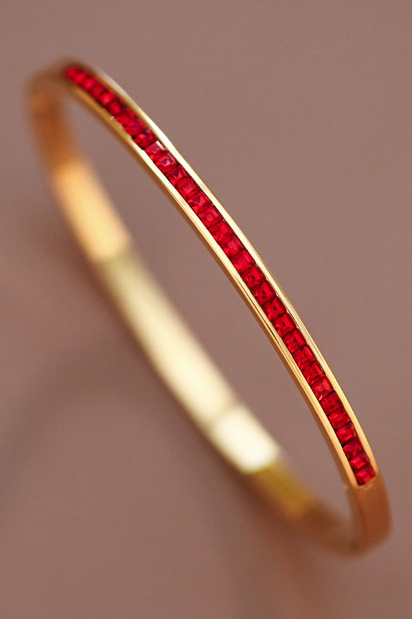 18K Waterproof Non-Tarnish Stainless Steel Bangle