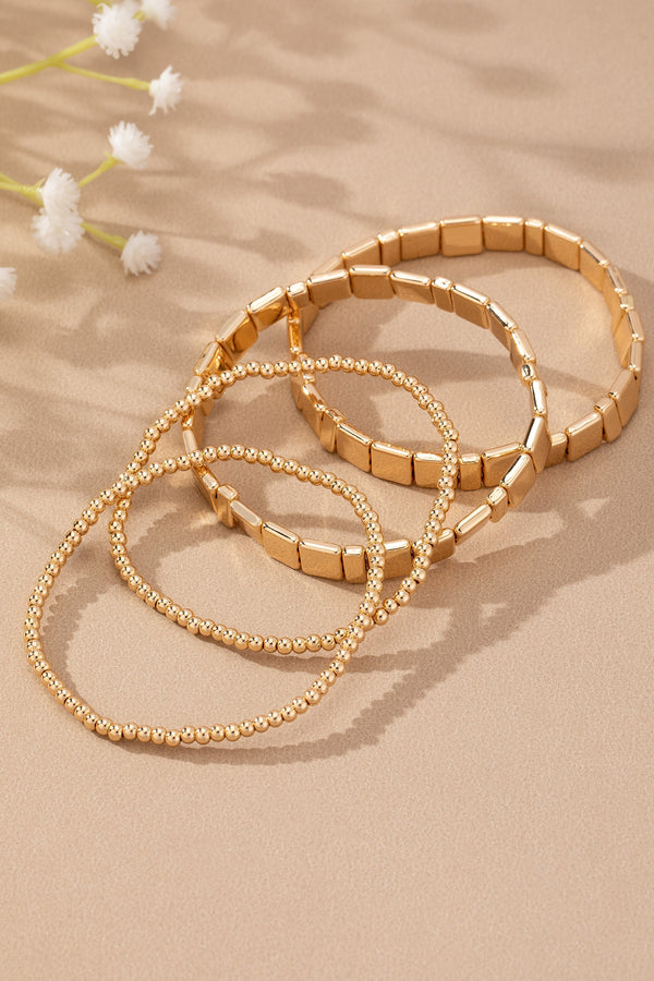 Beaded Stretch Bracelets Set