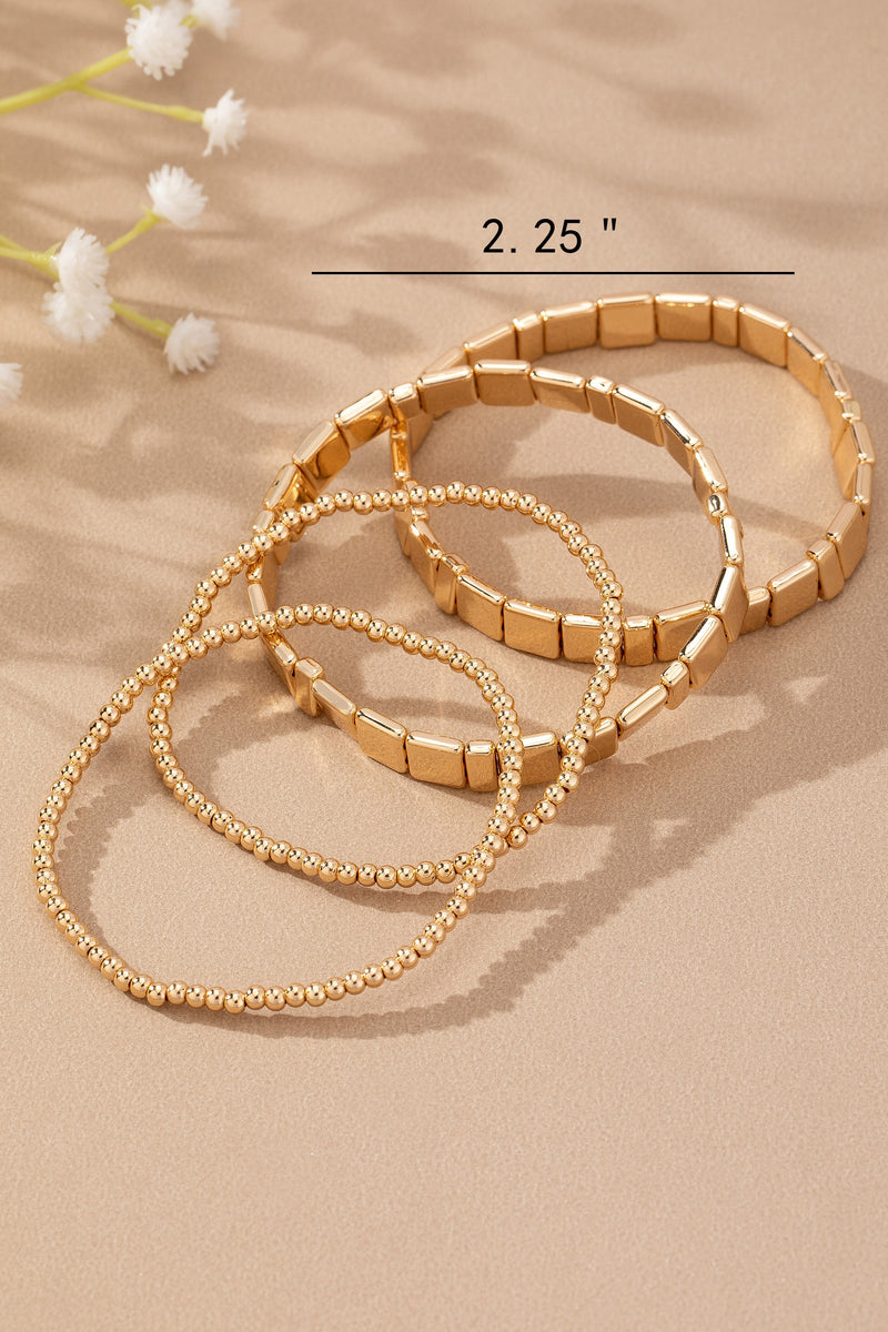 Beaded Stretch Bracelets Set