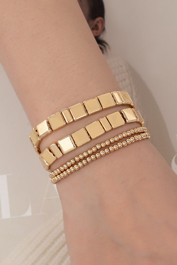 Beaded Stretch Bracelets Set