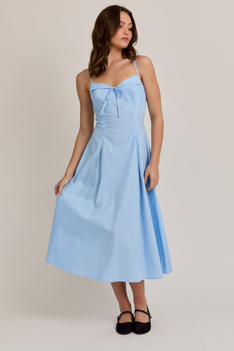 Baby Blue Midi Dress