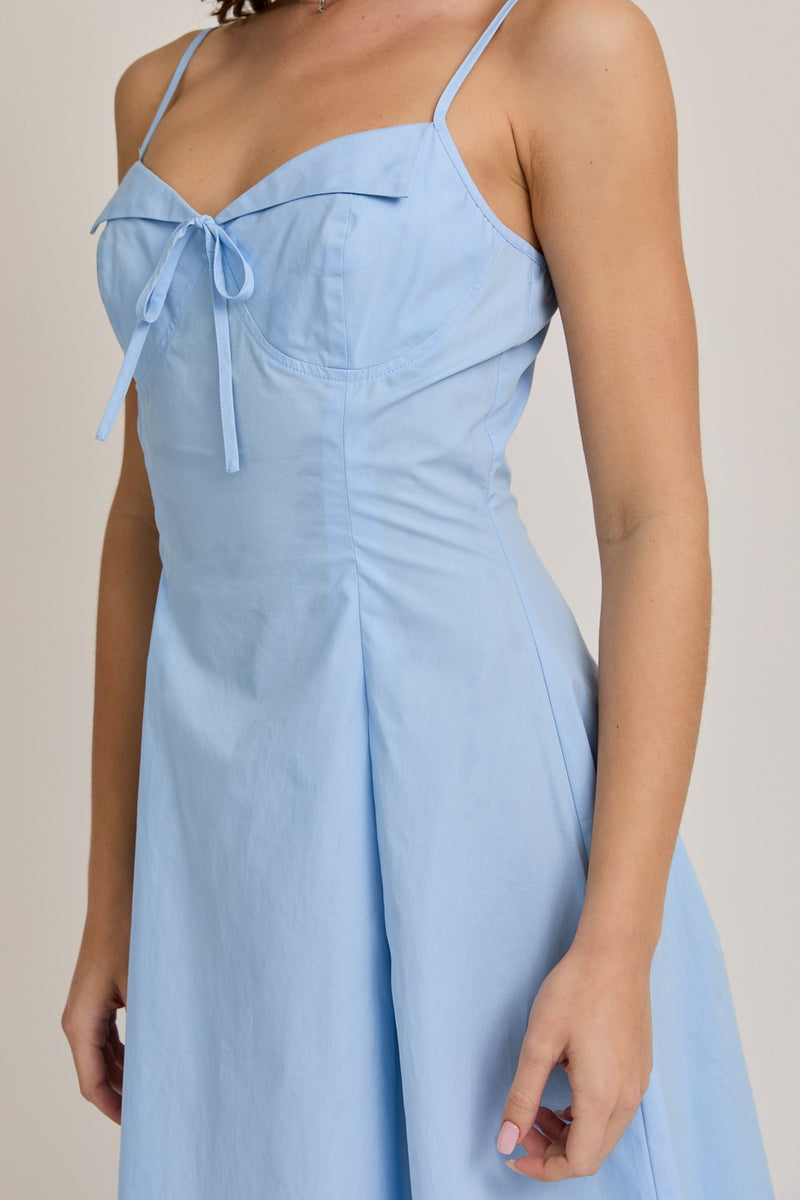 Baby Blue Midi Dress