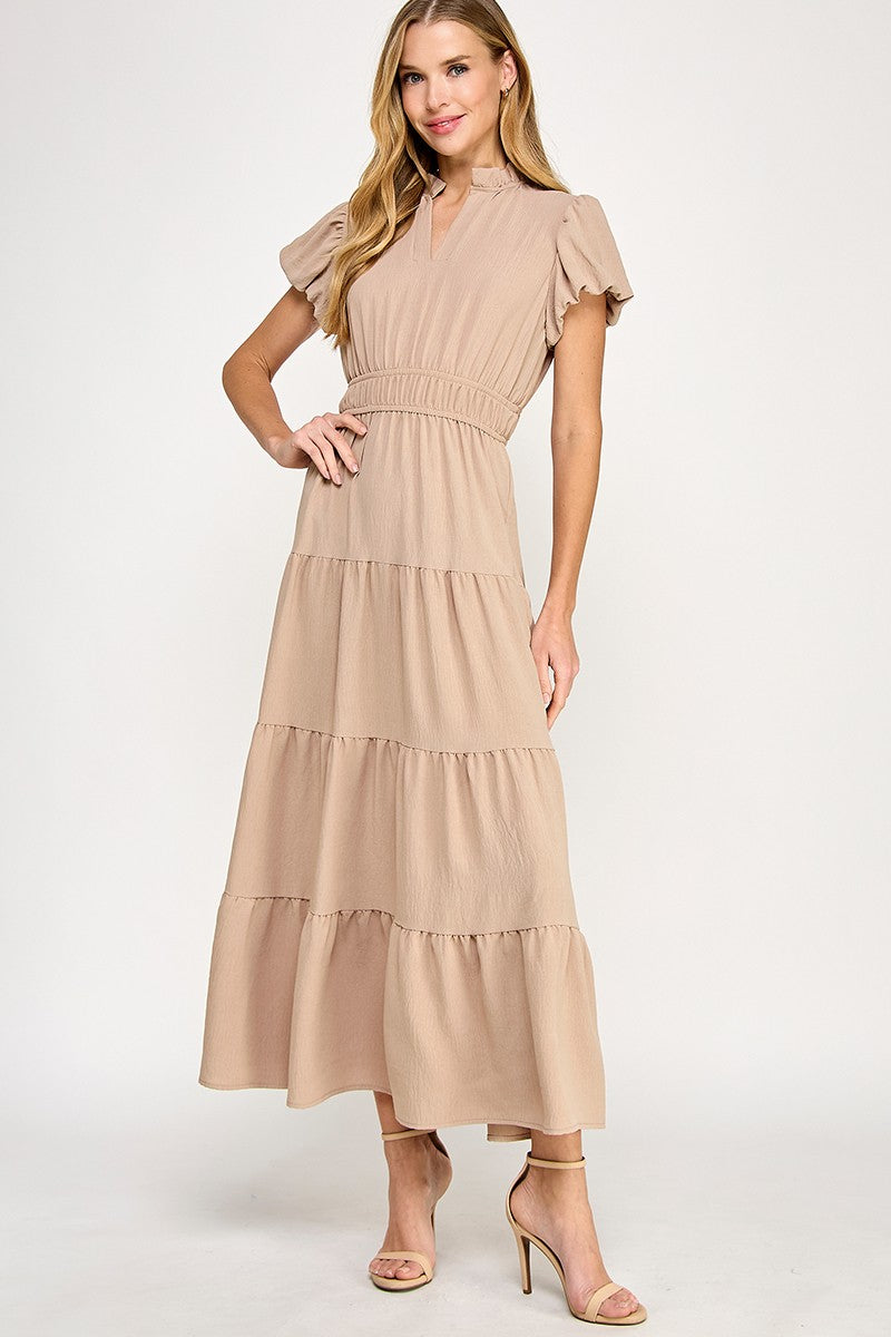 Beauty Mocha Maxi Dress