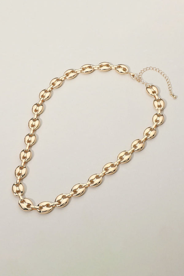 Brass Mariner Link Chain Necklace