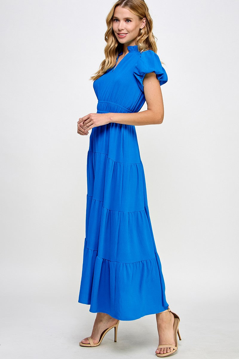 Beauty Cobalt Maxi Dress