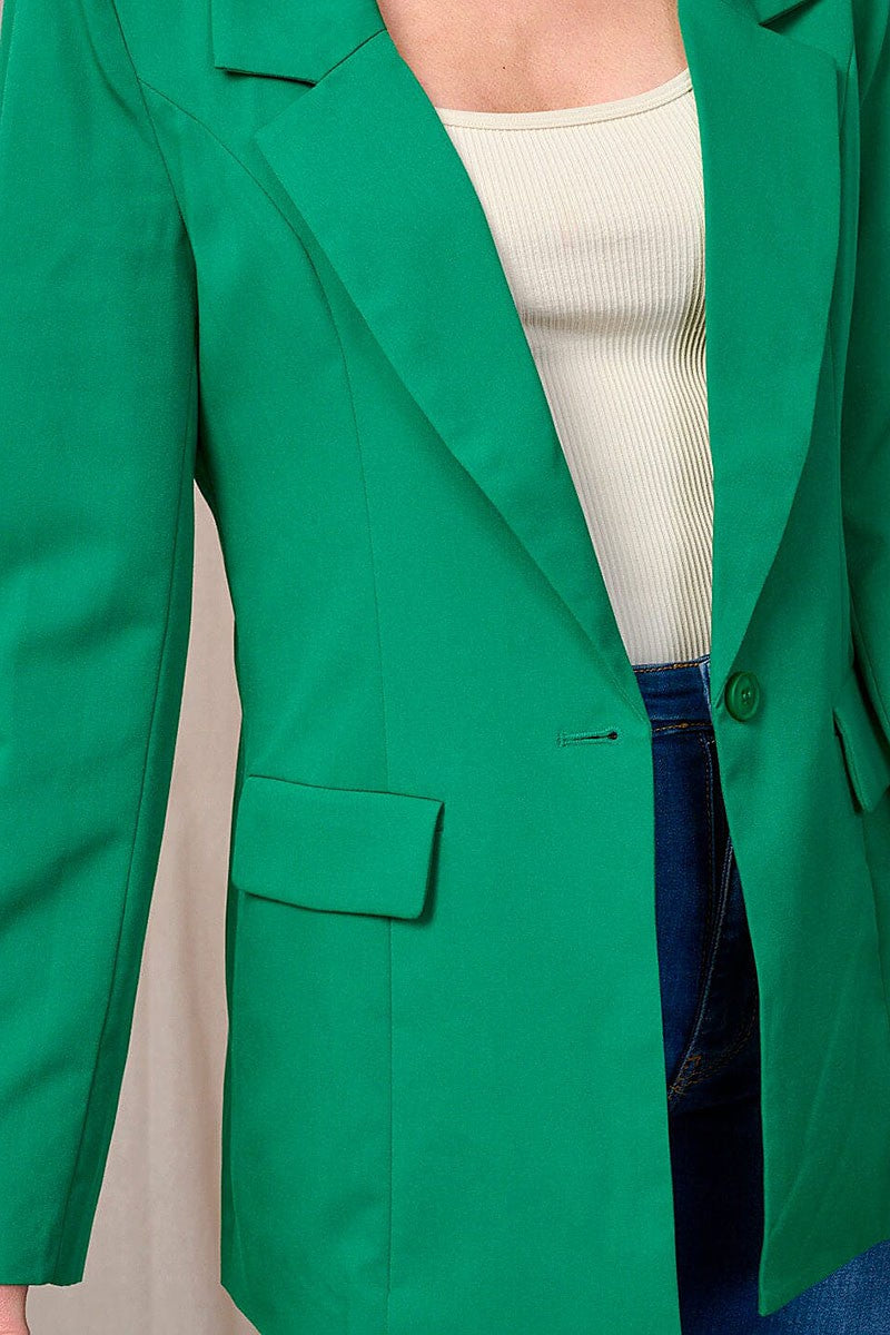 Green Blazer Jacket
