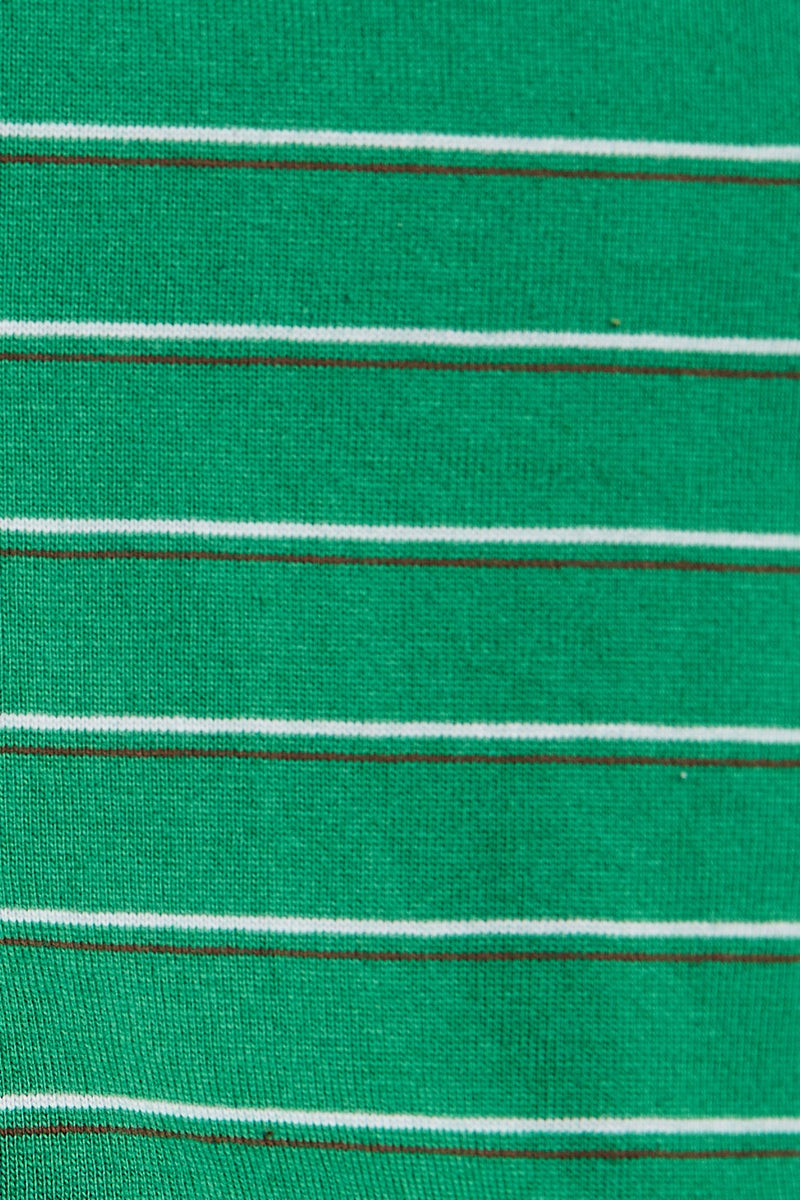 Le Lis Green Striped Shorts