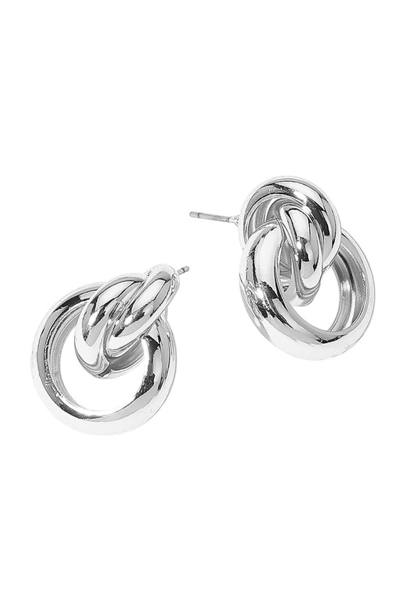 Secret Box Sterling Silver Doorknocker Earrings
