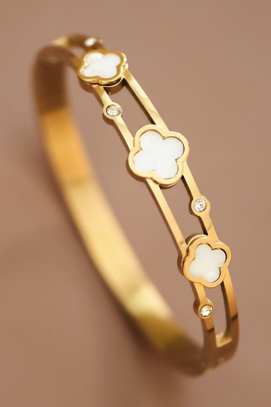 18k Waterproof Non-tarnish Stainless Steel Bangle