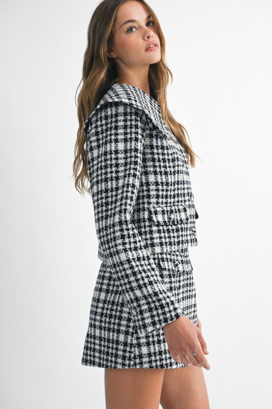 Mable Tweed Peter Pan Collar Jacket