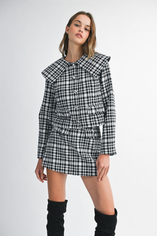 Mable Tweed Peter Pan Collar Jacket