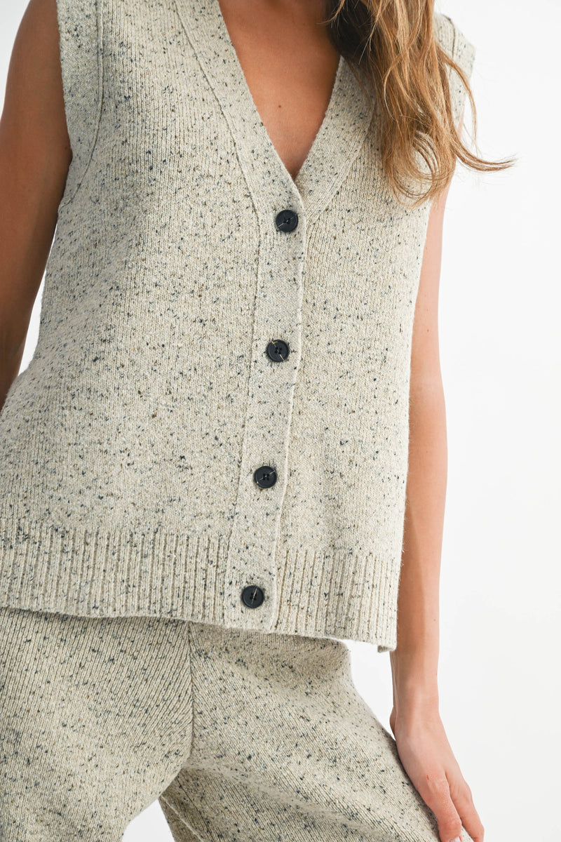 Mable Sands Of Life Relaxed Fit Sleeveless Sweater Pants