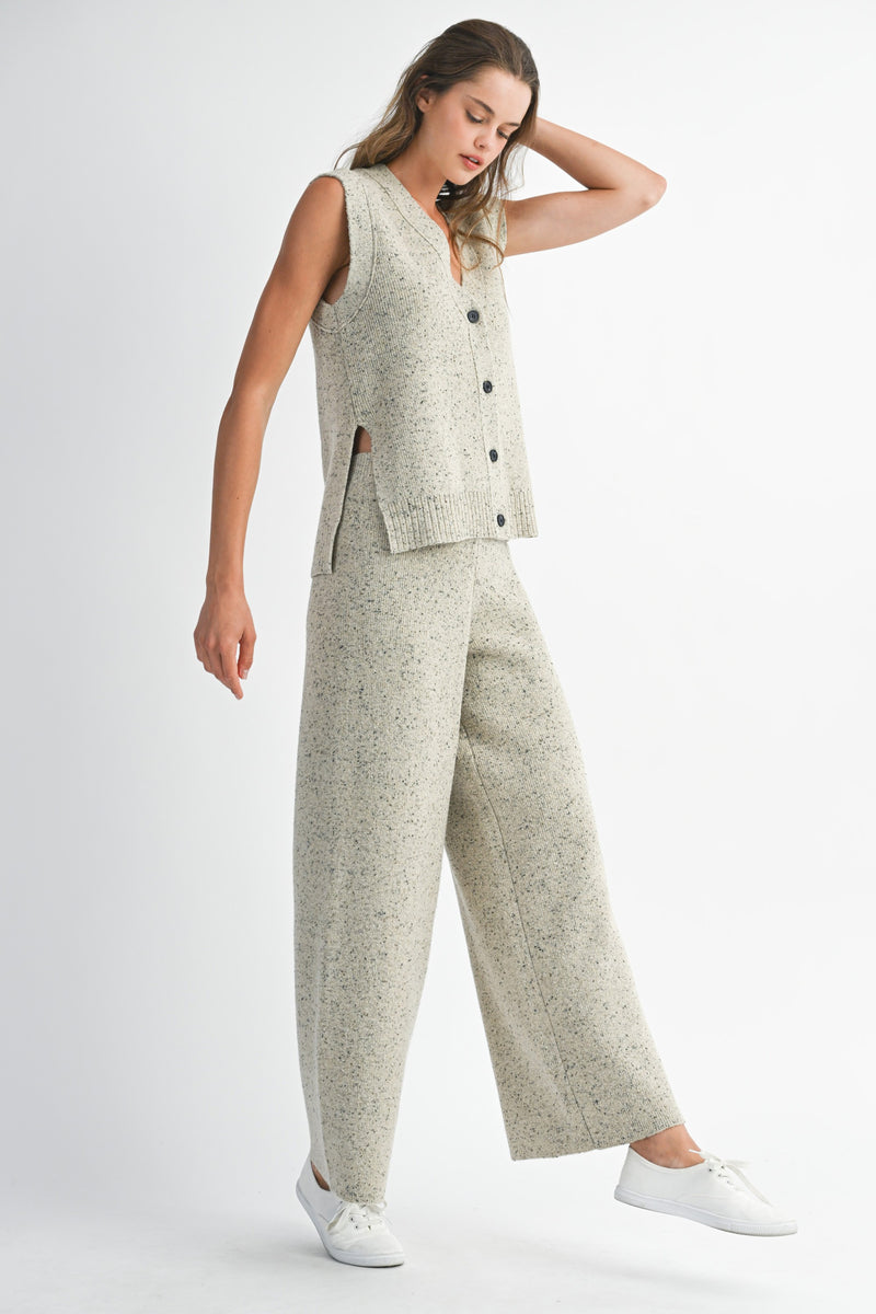 Mable Sands Of Life Relaxed Fit Sleeveless Sweater Pants