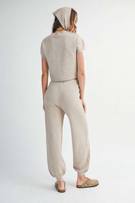 Mable Taupe Sweater Pants
