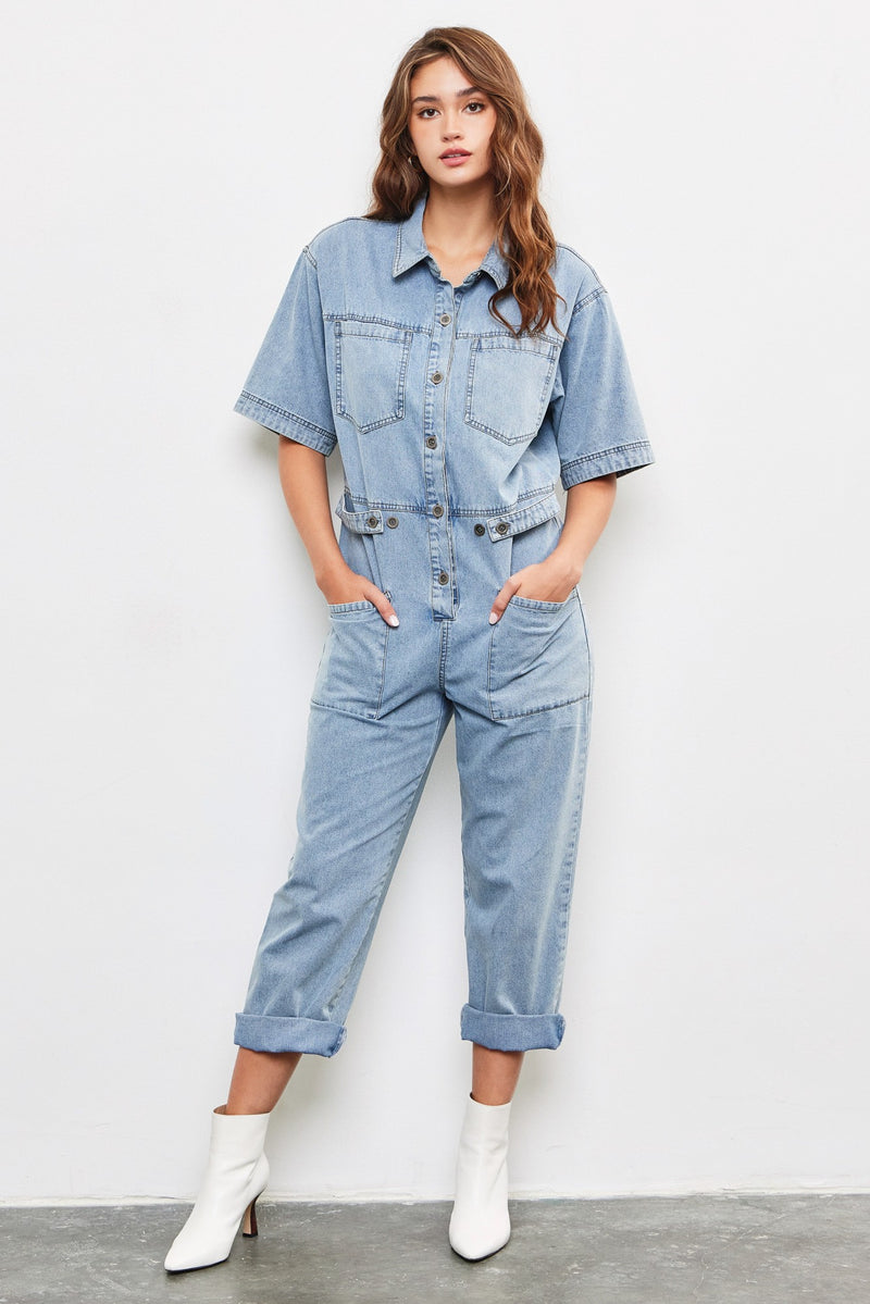 Mustard Seed Denim Jumpsuit