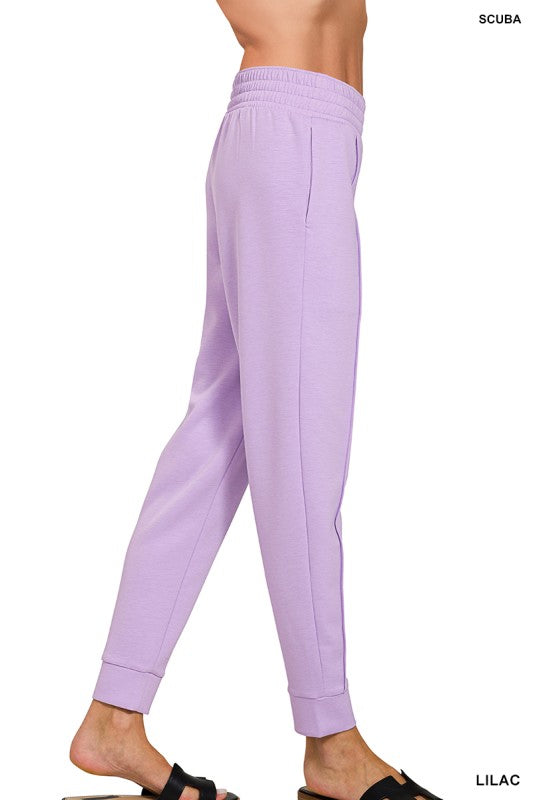 Scuba Mock Lilac Jogger