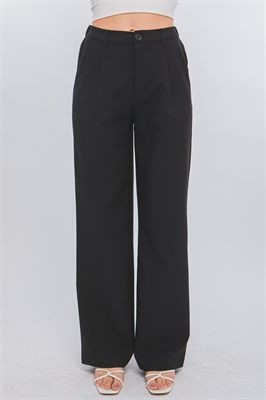State Of Mind Black Full-Length Vertigo Blazer Pants