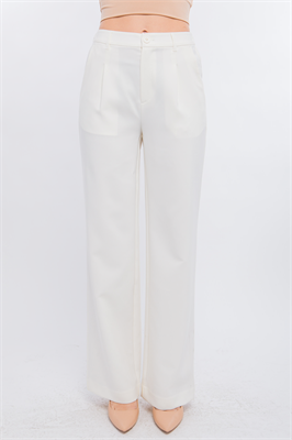 State Of Mind Off White Full-Length Vertigo Blazer Pants