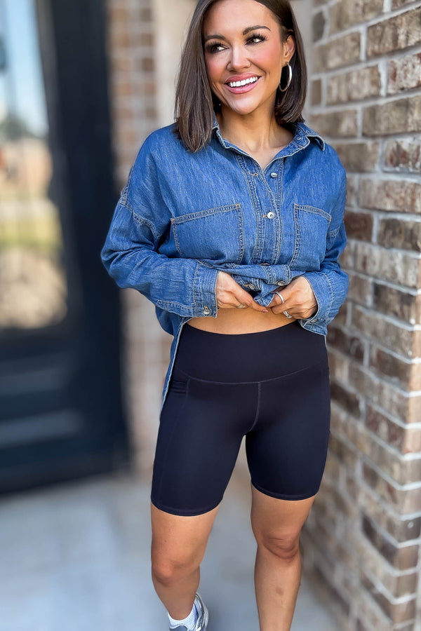 Venice Cloud Black Light Sculpt Biker Shorts