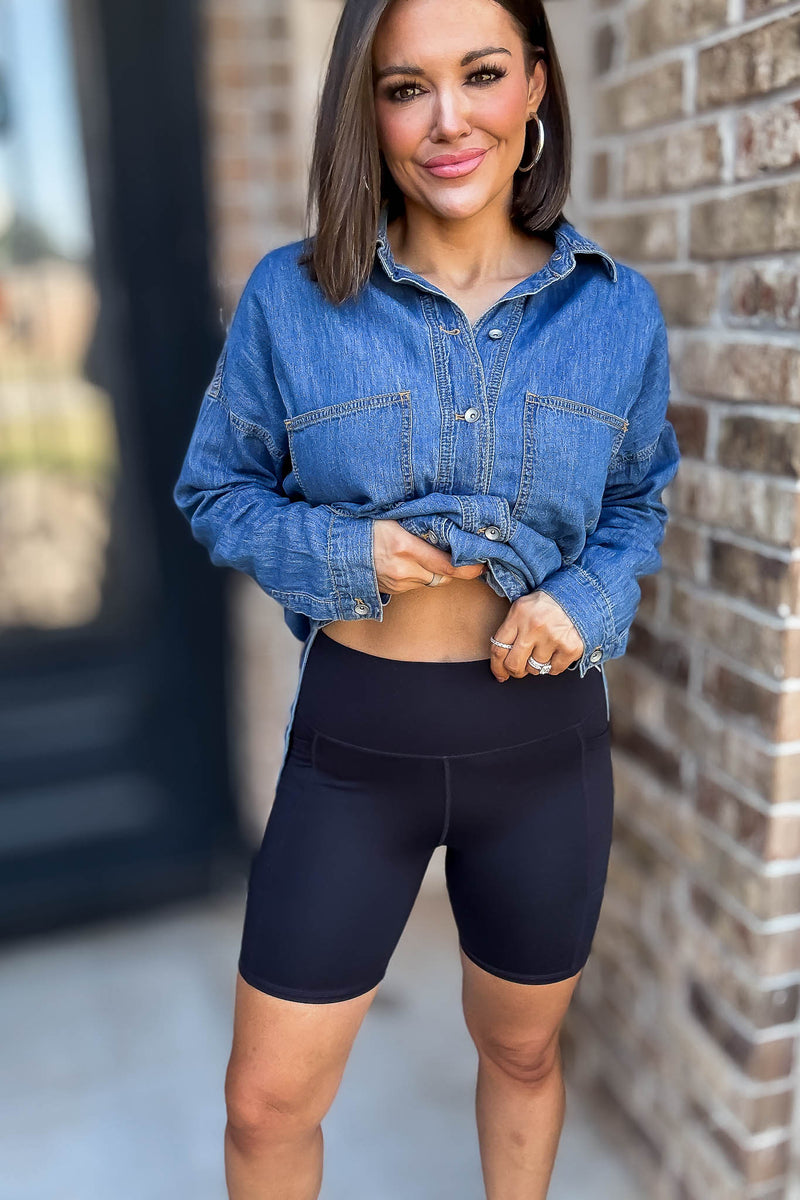 Venice Cloud Black Light Sculpt Biker Shorts