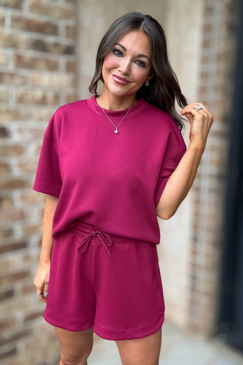 Scuba Cabernet Shorts