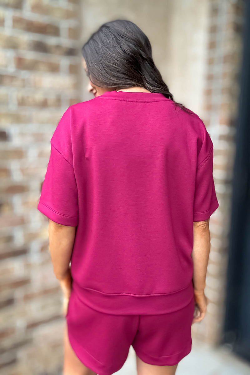 Scuba Cabernet Short Sleeve Shirt