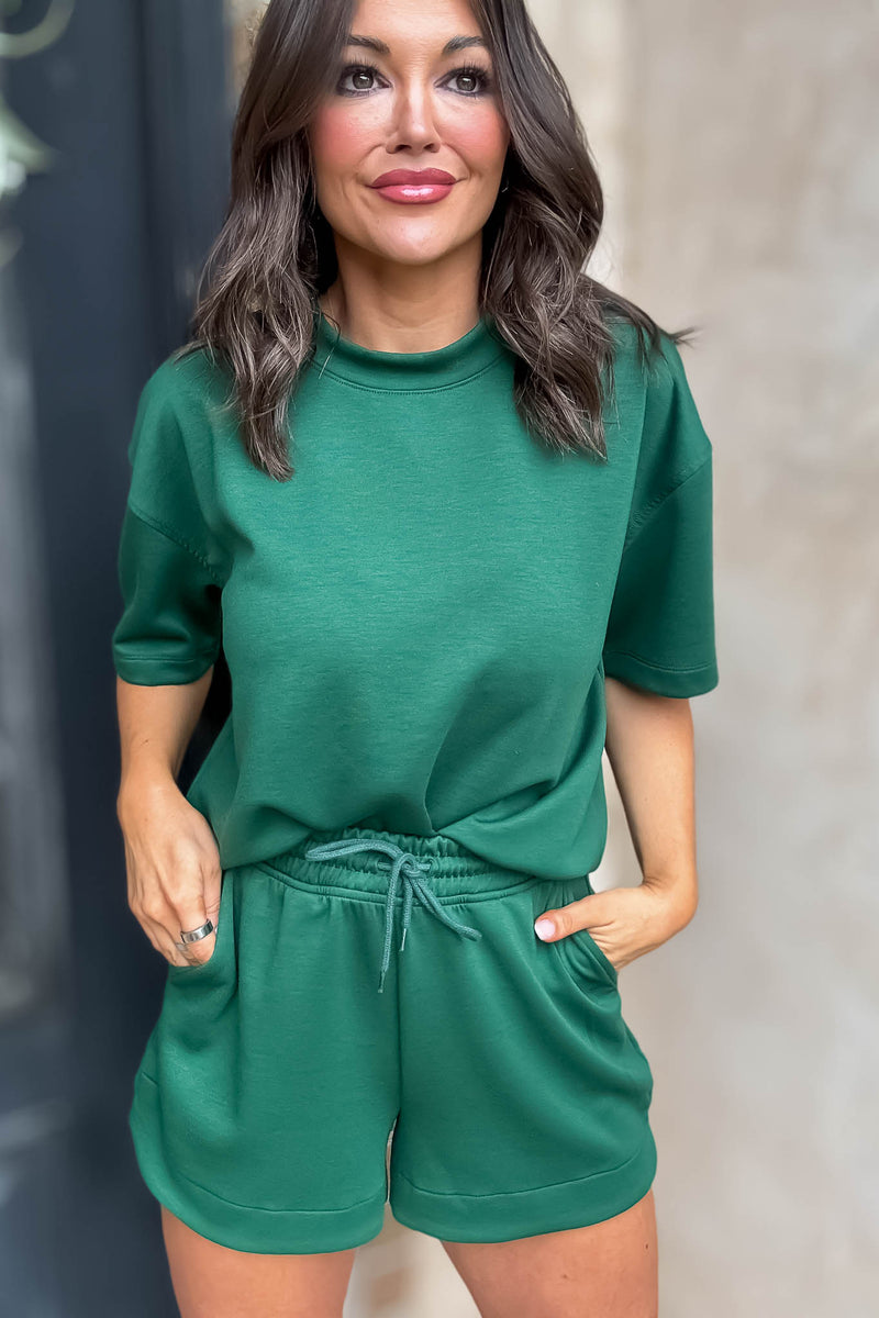 Scuba Dark Green Shorts