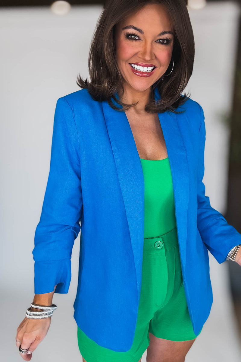 Classic Turquoise Blazer