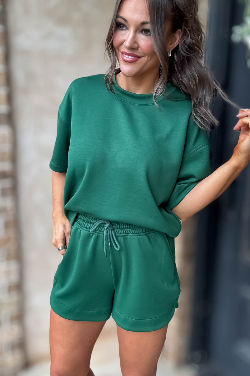 Scuba Dark Green Shorts