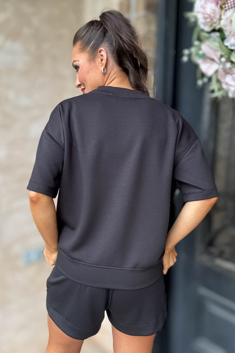 Scuba Black Short Sleeve Shirt